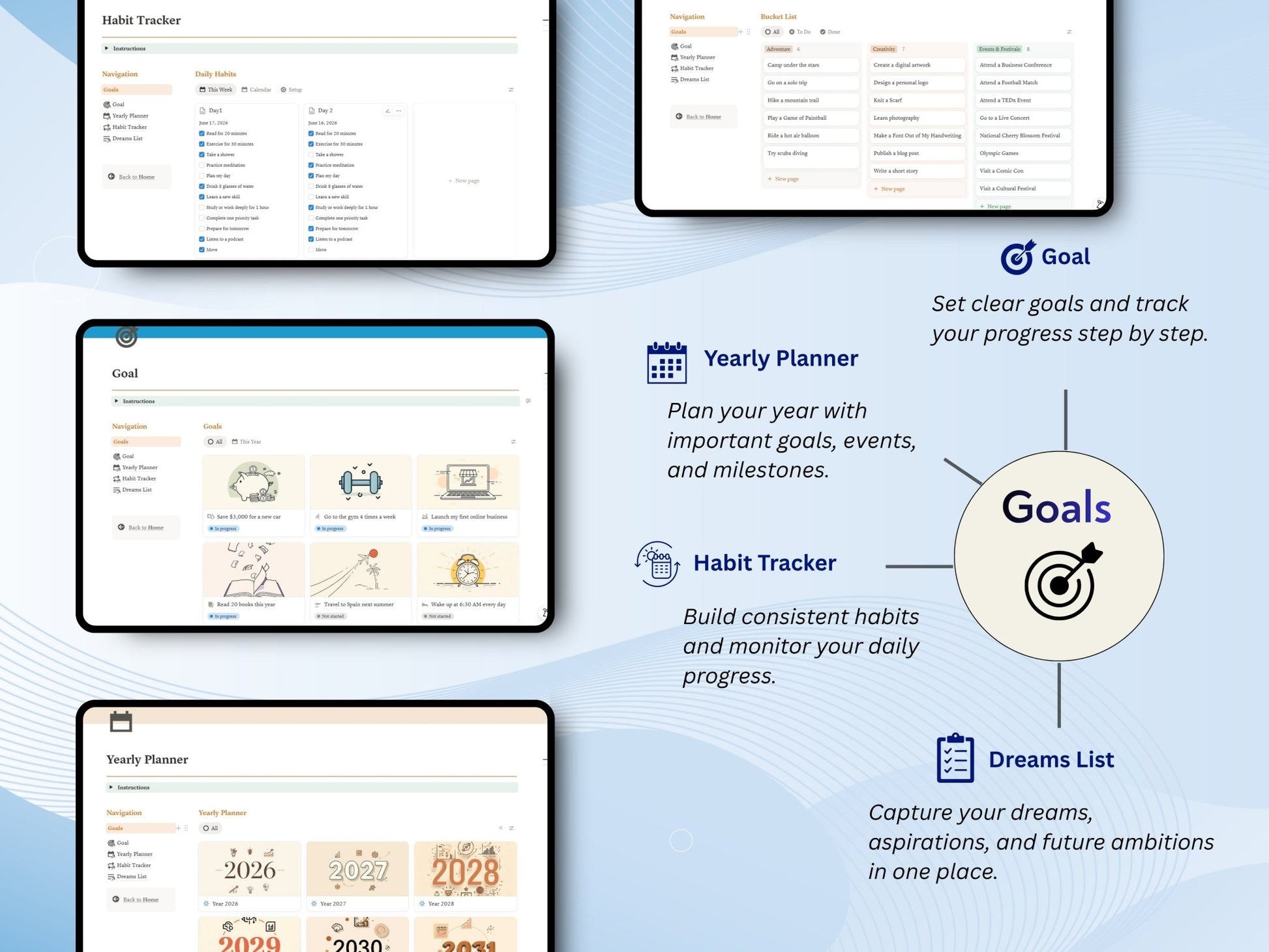 ADHD Notion Template That Keeps You Focused & Organized. - My Store